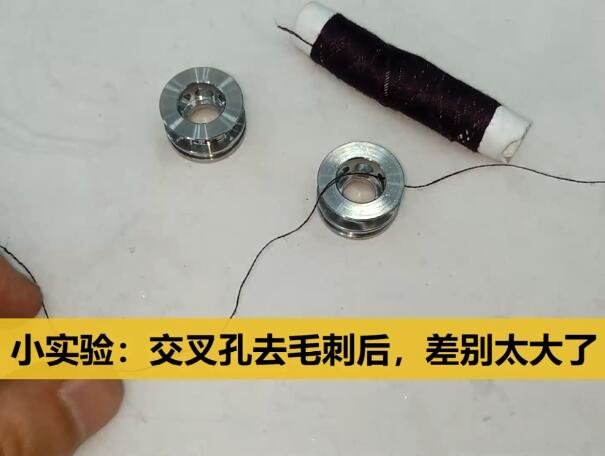  實(shí)驗(yàn)檢測磨粒流去除內(nèi)孔毛刺后的效果！ 